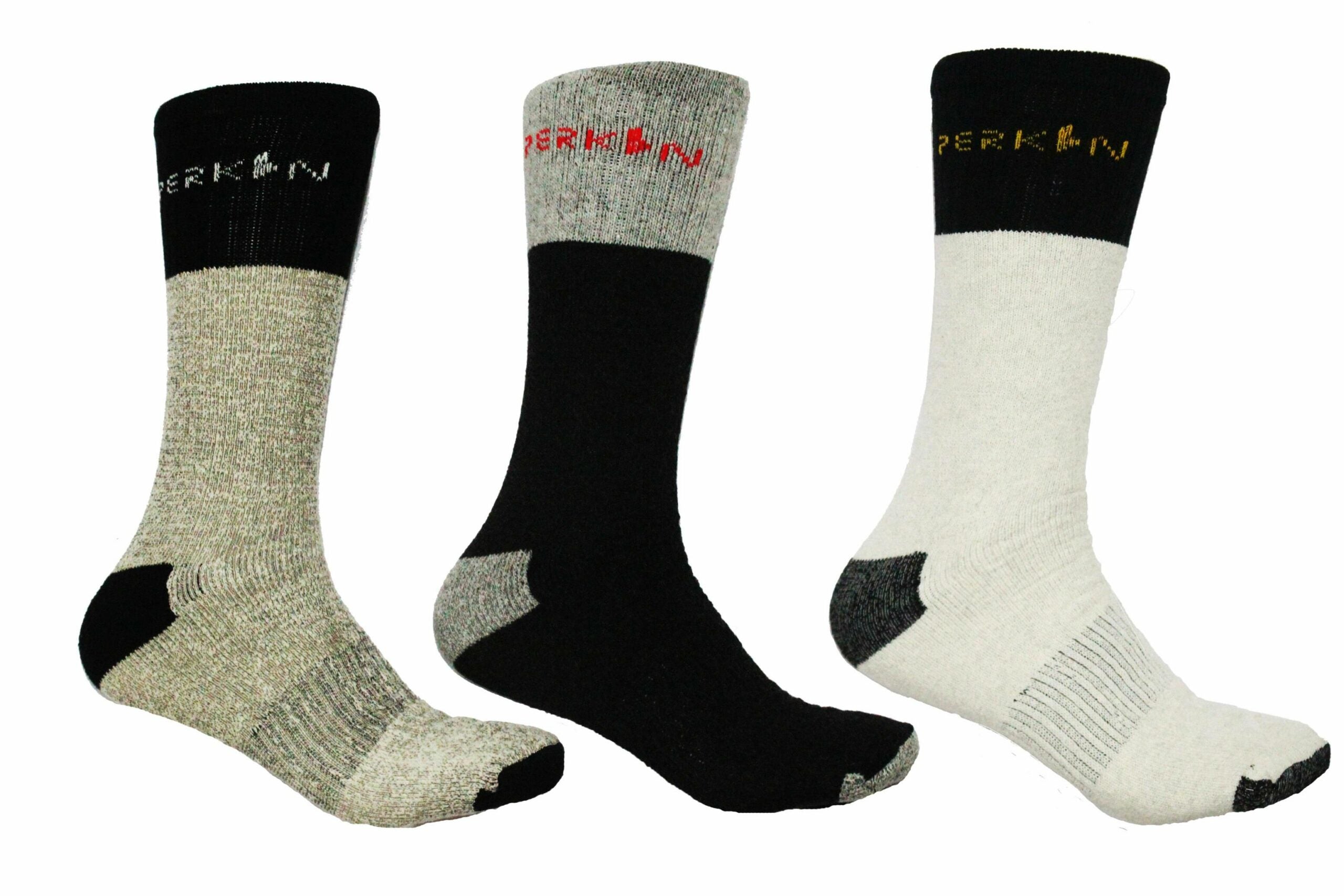3 Pair of Work Socks Ideal for Camping, Hiking, Outdoor, Trekking & Ski Wear