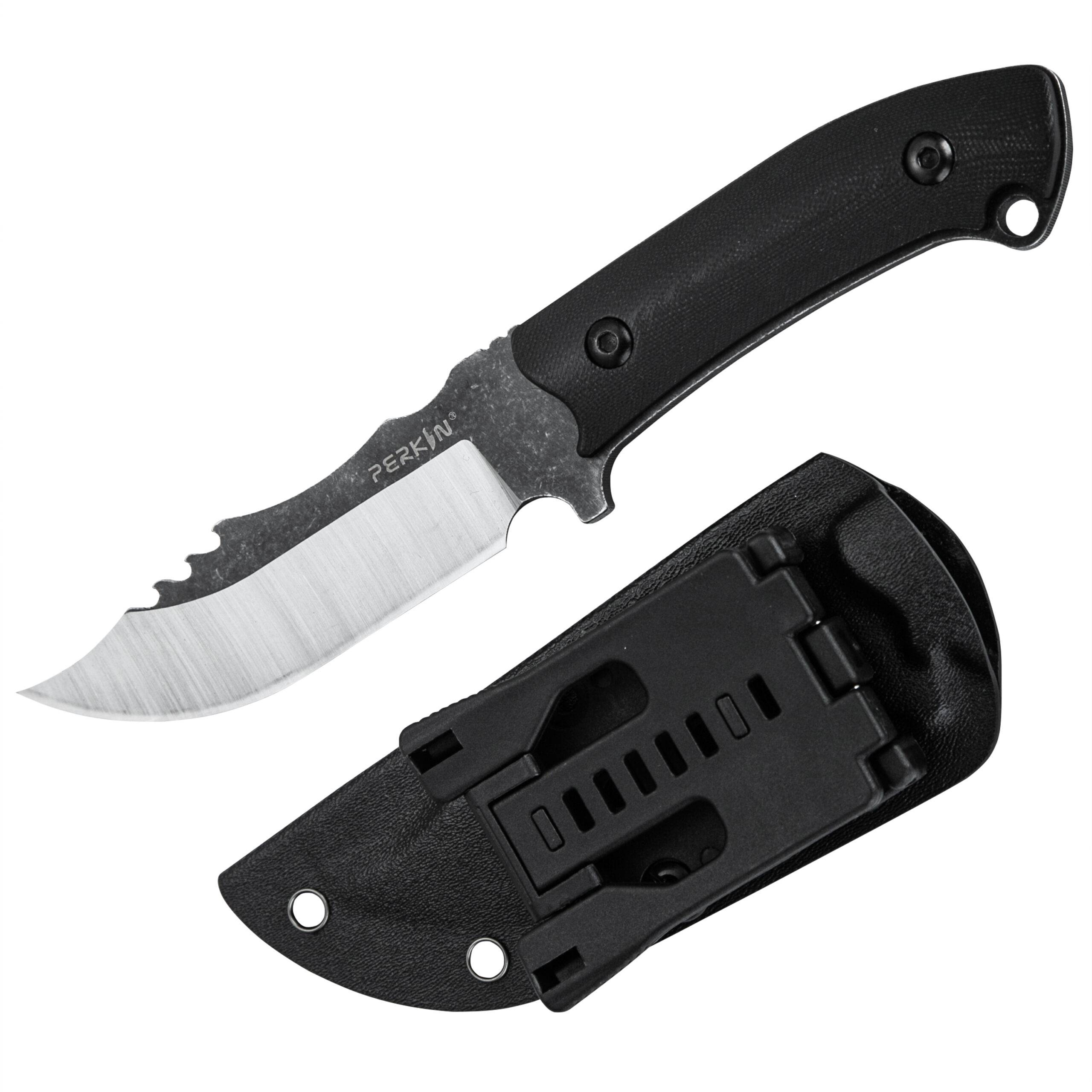 Perkin Fixed Blade Hunting Knife Kydex Sheath G10 Handle PSL2024