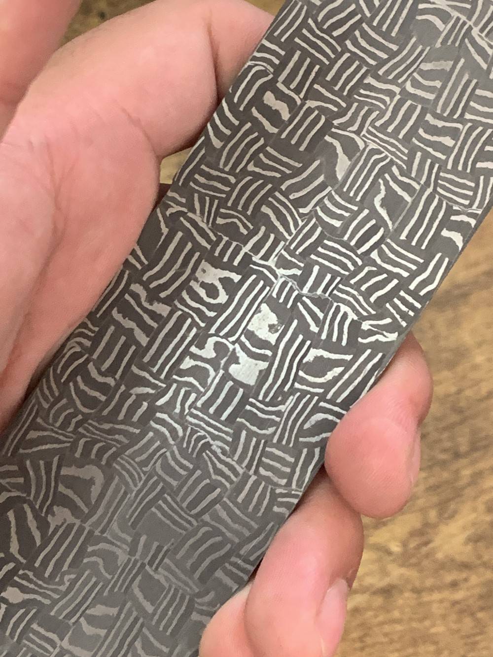 Damascus Steel Billet for Knife Making Over 300 Layers Unique Patteren Hand Forged