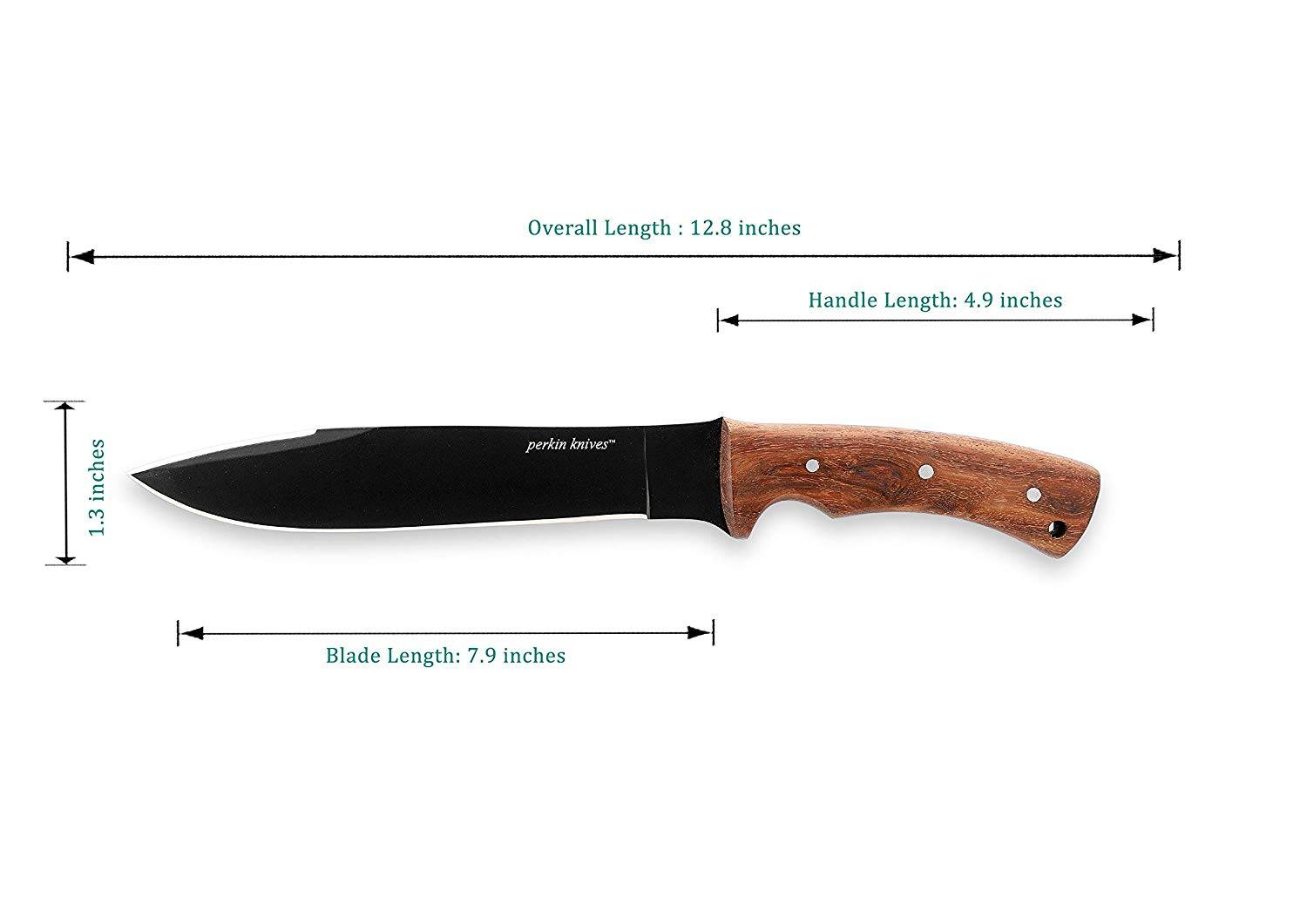 12.8 Inches Full Tang Camping Survival Knife
