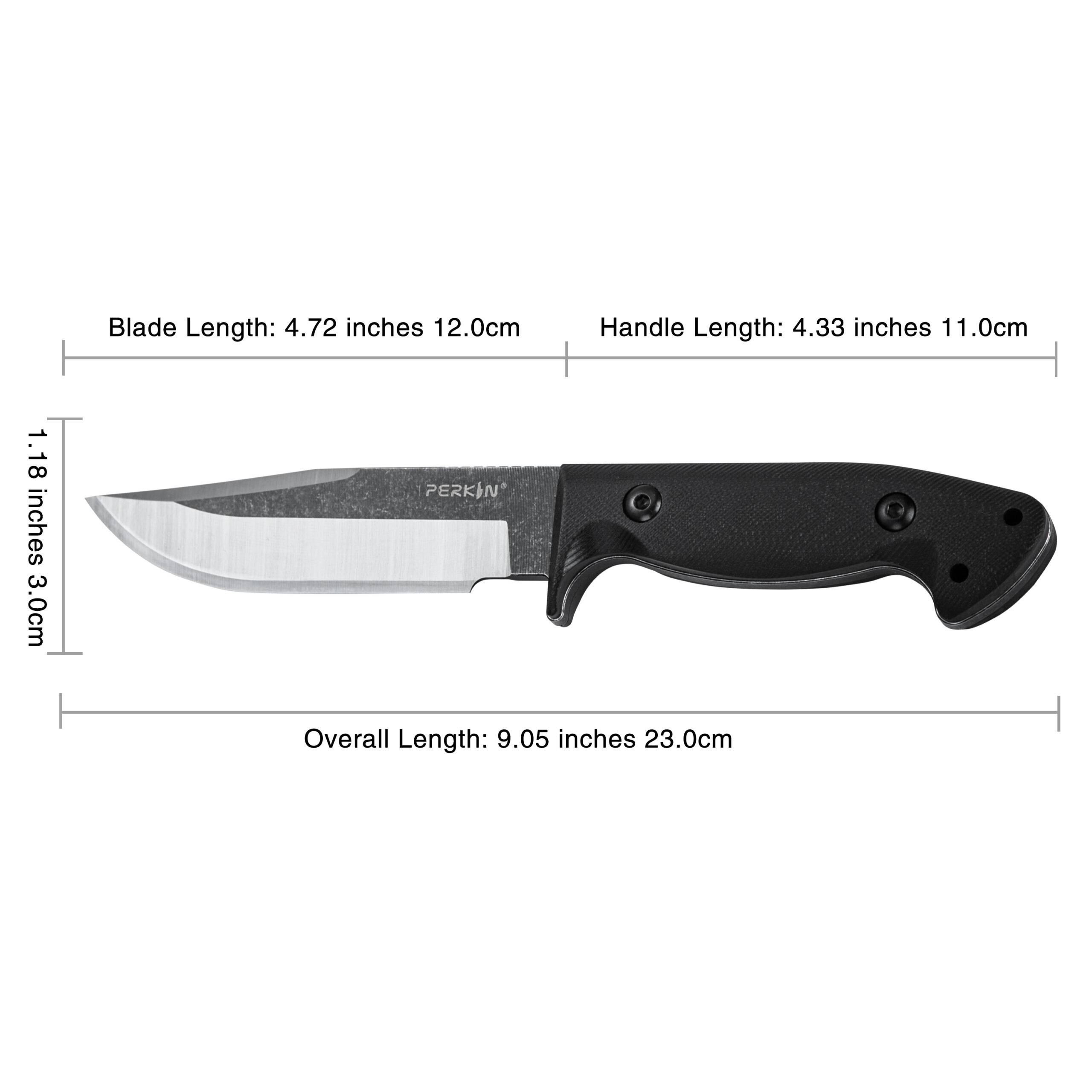 Perkin Fixed Blade Hunting Knife Kydex Sheath G10 Handle Bushcraft Knife Survival Knife PSL2022