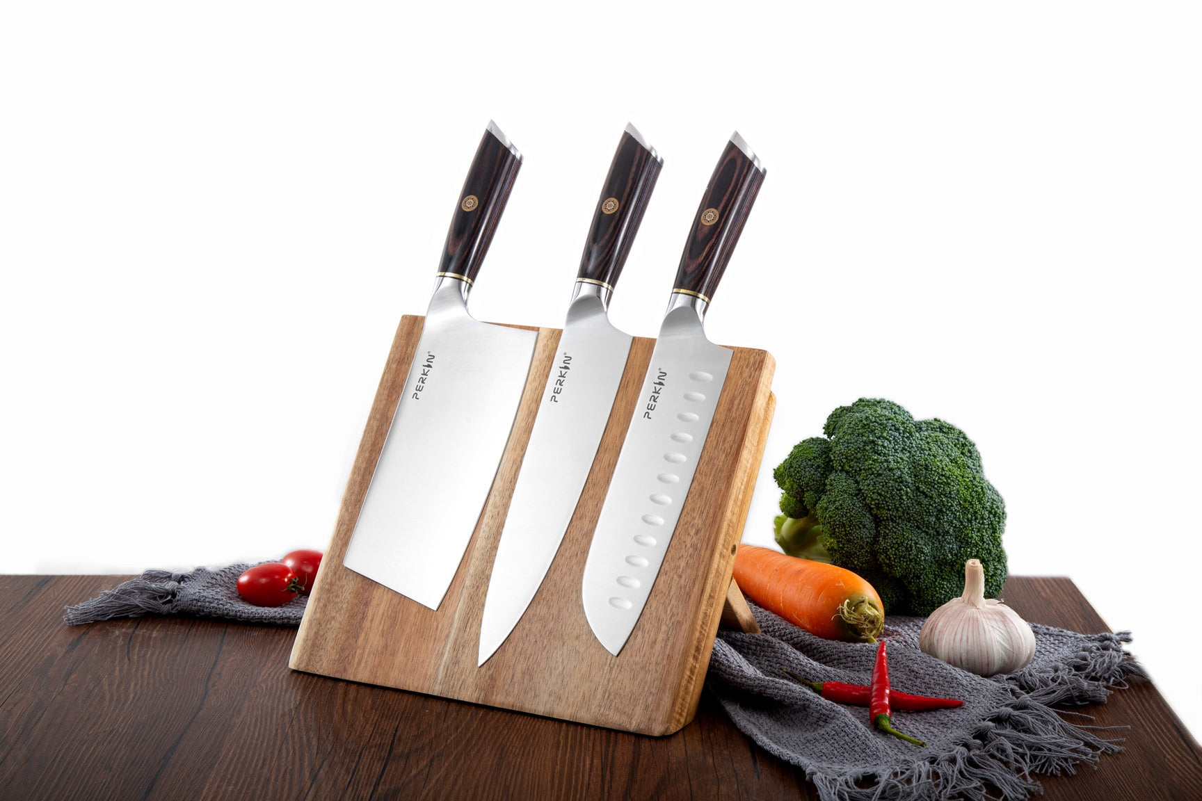 Chef Knife Set Kitchen Knives Set With Block Kitchen Knife Magnetic Holder