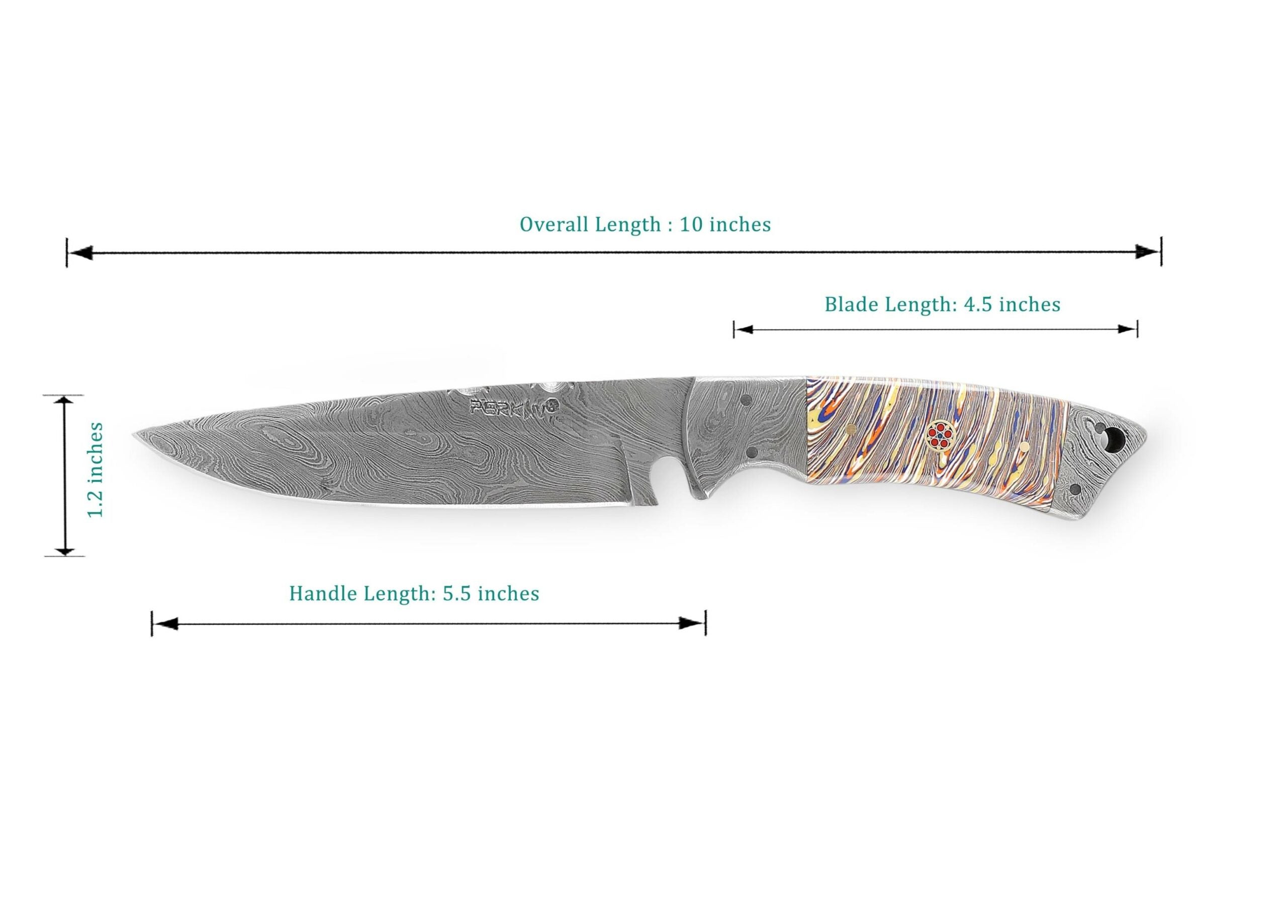 10 Inches Full Tang Fixed Blade Hunting Knife with Sheath