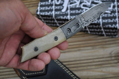 Damascus Steel Folding Knife - Legal to Carry