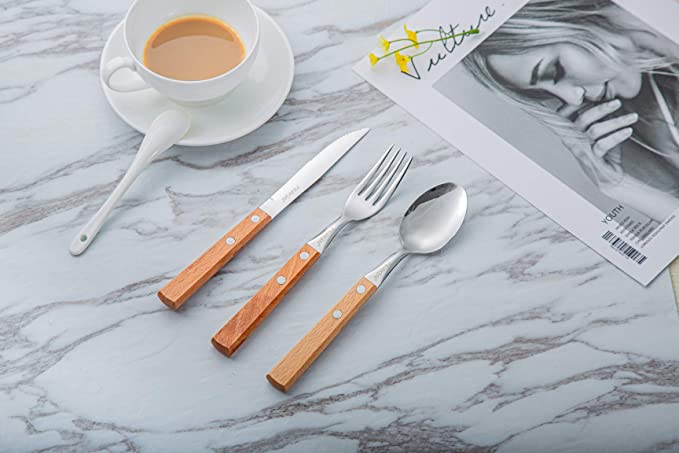 Perkin Tableware Cutlery Set 3Pcs (Light Brown)