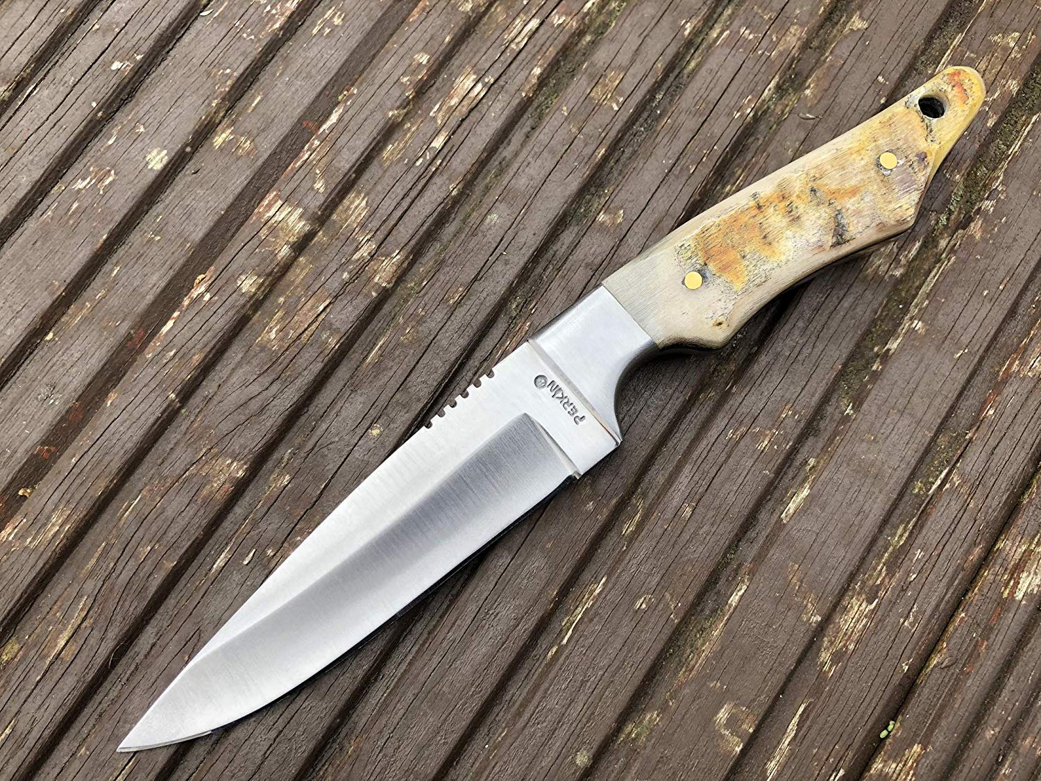 Perkin RM12 Handmade Hunting Knife with Sheath