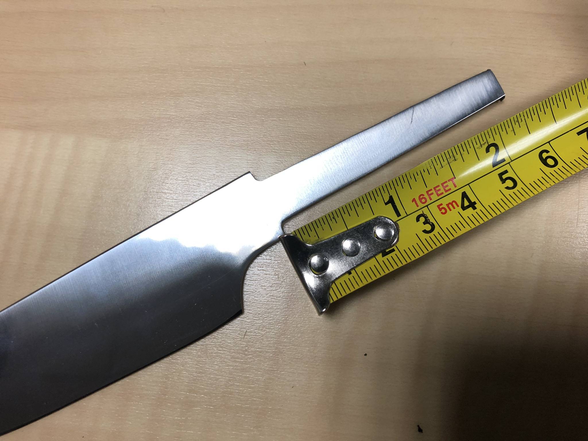 Kitchen Cheese Knife Blank Blade