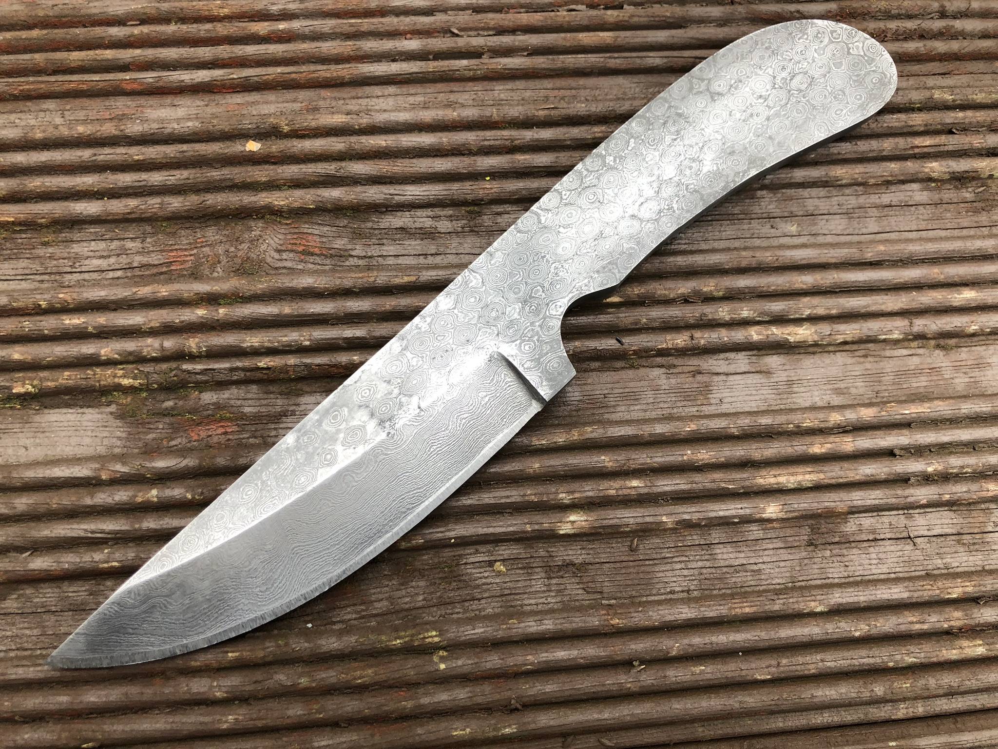 8.5 Inches Damascus Steel Blade - BL-100