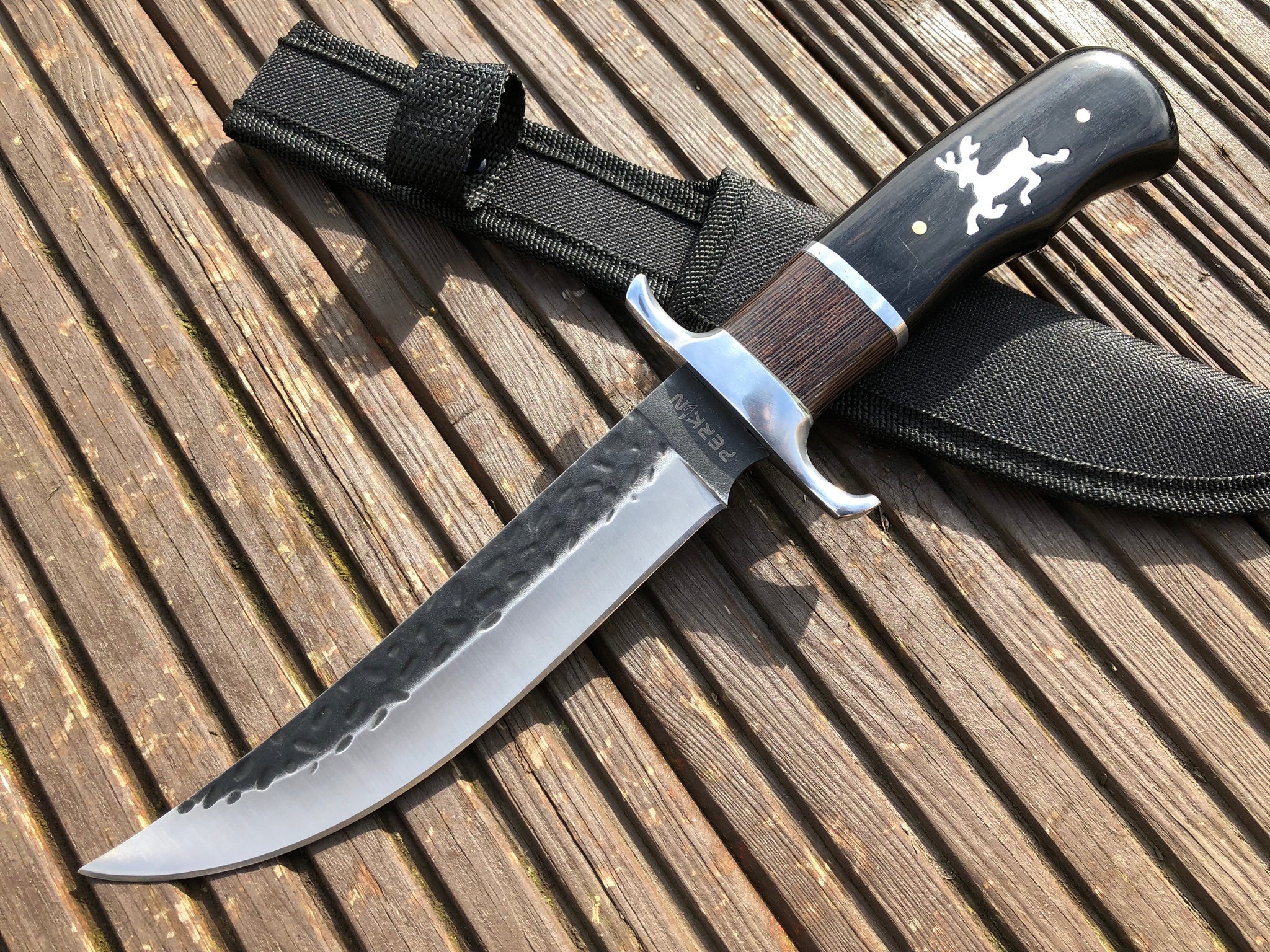 11 Inches Hunting Knife Fixed Blade Knife with Sheath - Perkin