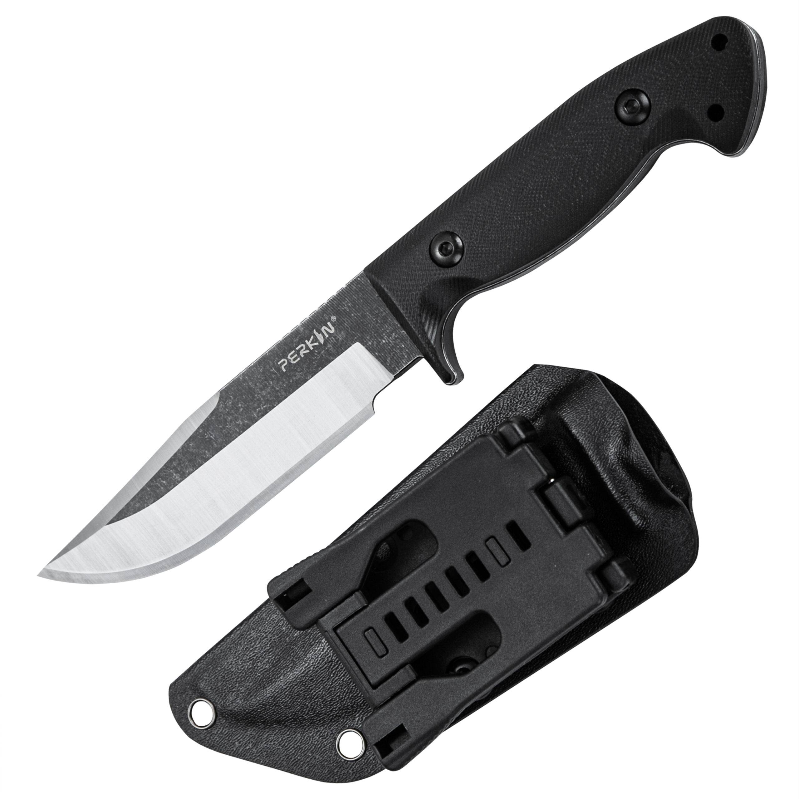Perkin PSL2022 - Fixed Blade Hunting Knife Kydex Sheath G10 Handle