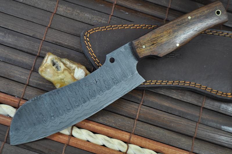 Unique Design Handcrafted Damascus Chef Knife