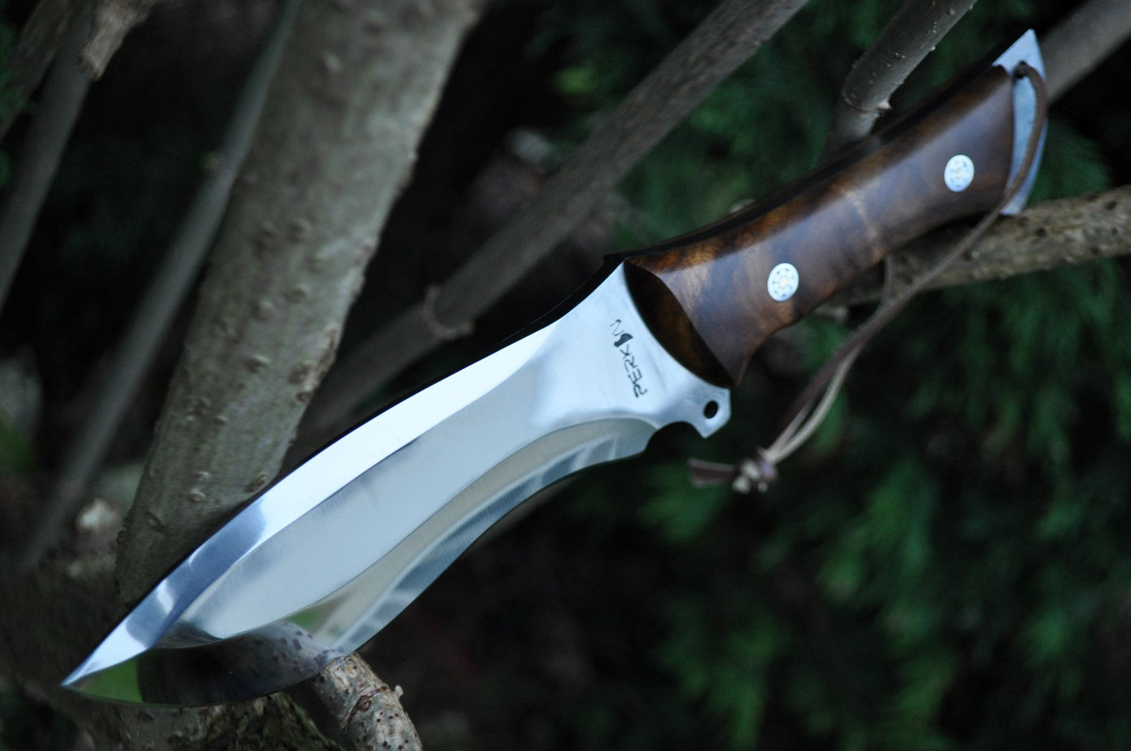 Handcrafted Hunting Knife with D2 Tool Steel