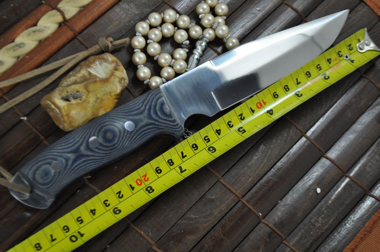 Handmade Hunting Knife with Micarta Handle