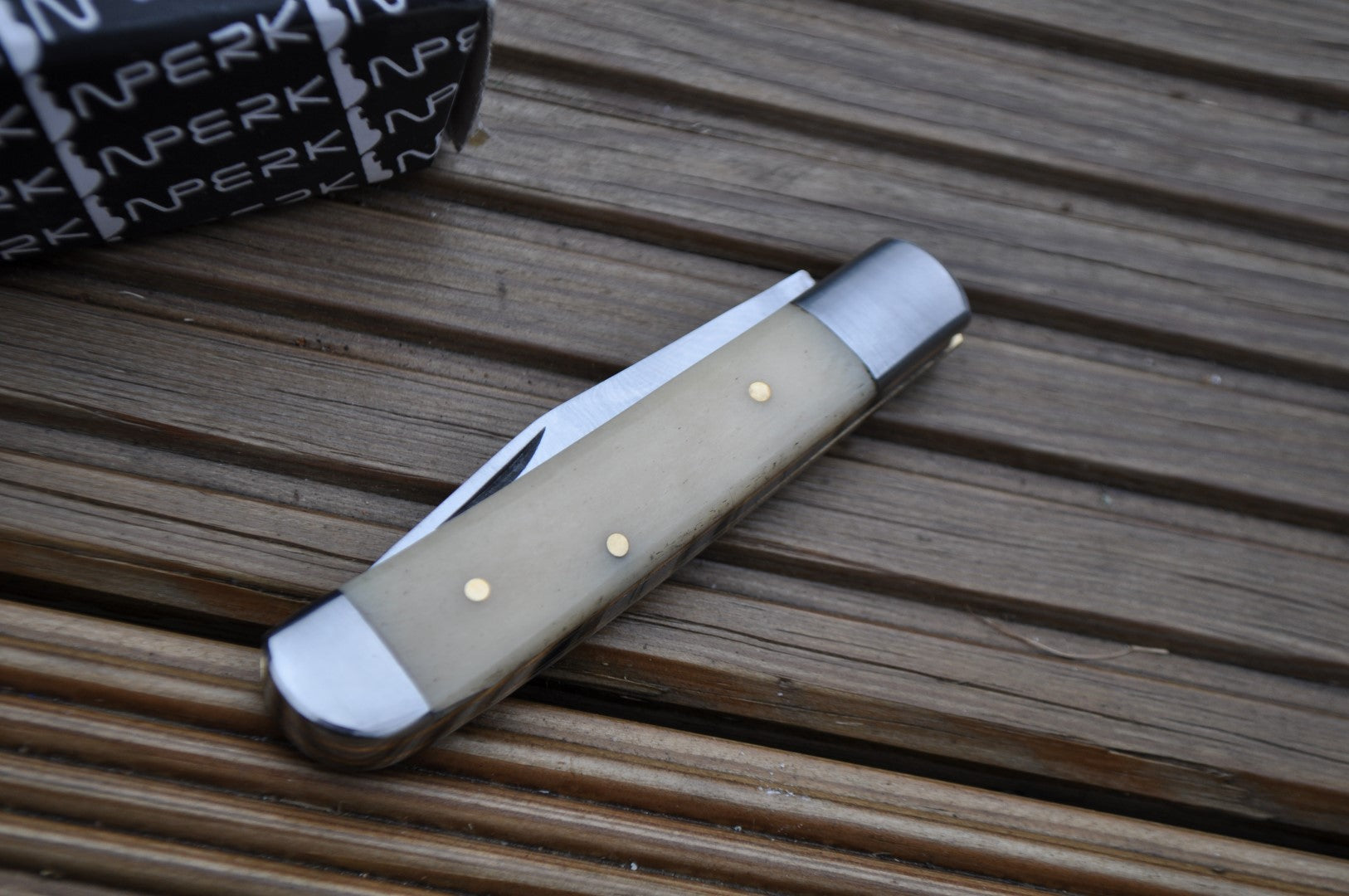 Legal to Carry Handmade Pocket Knife with Bone Handle